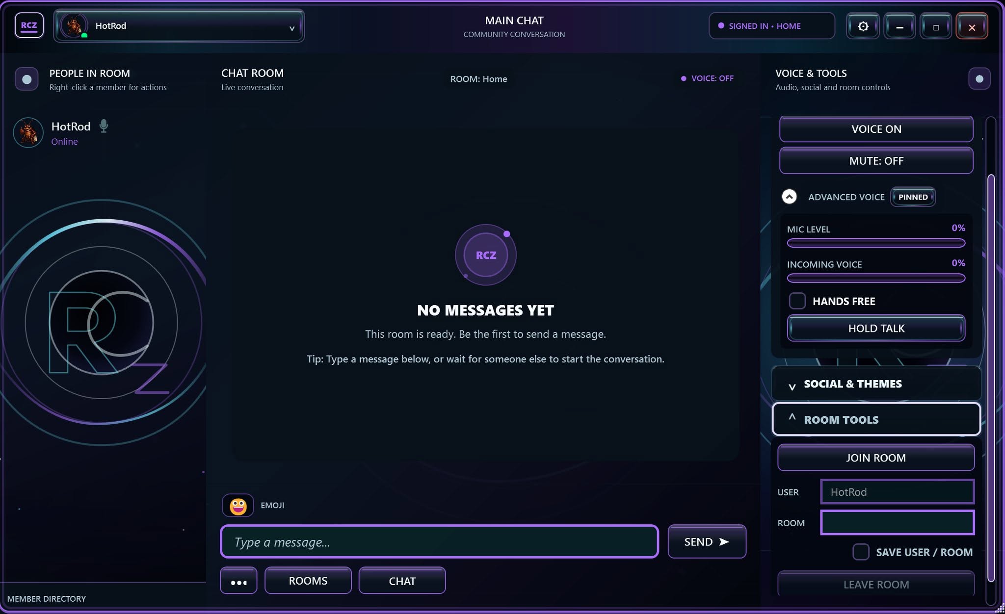 Reapers Chat Zone client screenshot 8